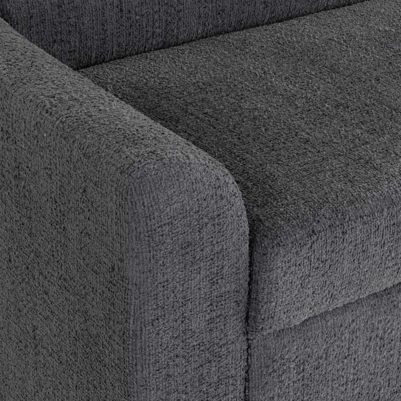 Serta Whitmore Convertible Sofa in Boucle Fabric