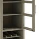 preview thumbnail 17 of 16, WYNDENHALL Franklin 12-Bottle SOLID WOOD 22 inch Wide Contemporary High Storage Wine Rack Cabinet - 22 W x 17 D x 50 H