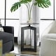 preview thumbnail 2 of 1, Uttermost Deltoid Gunmetal Accent Table - 17.5"W x 24"H x 17.5"D