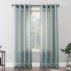 preview thumbnail 73 of 105, No. 918 Emily Voile Sheer Grommet Curtain Panel- Single Panel