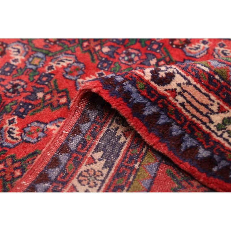 ECARPETGALLERY Hand-knotted Andelz Red Wool Rug - 2'11 x 9'8