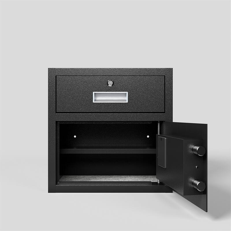 1.69Cubic Feet Steel Security Safe and Lock Box with Electronic Keypad