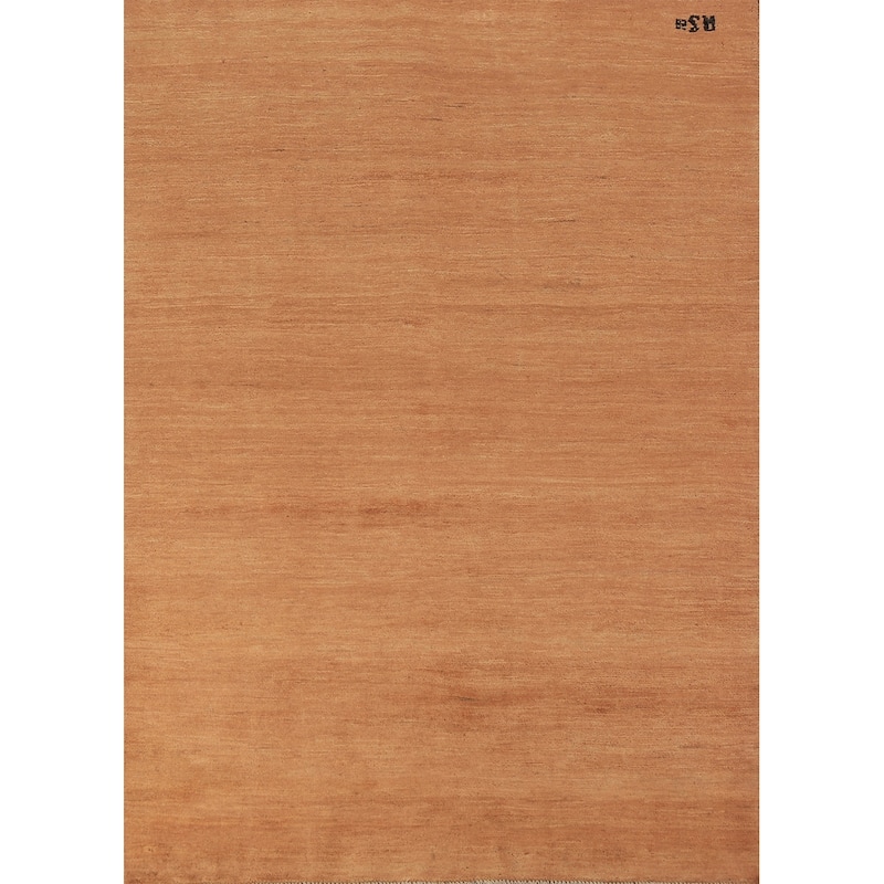Gabbeh Modern Oriental Rug Hand-Knotted Living Room Wool Carpet - 4'8" x 6'4"