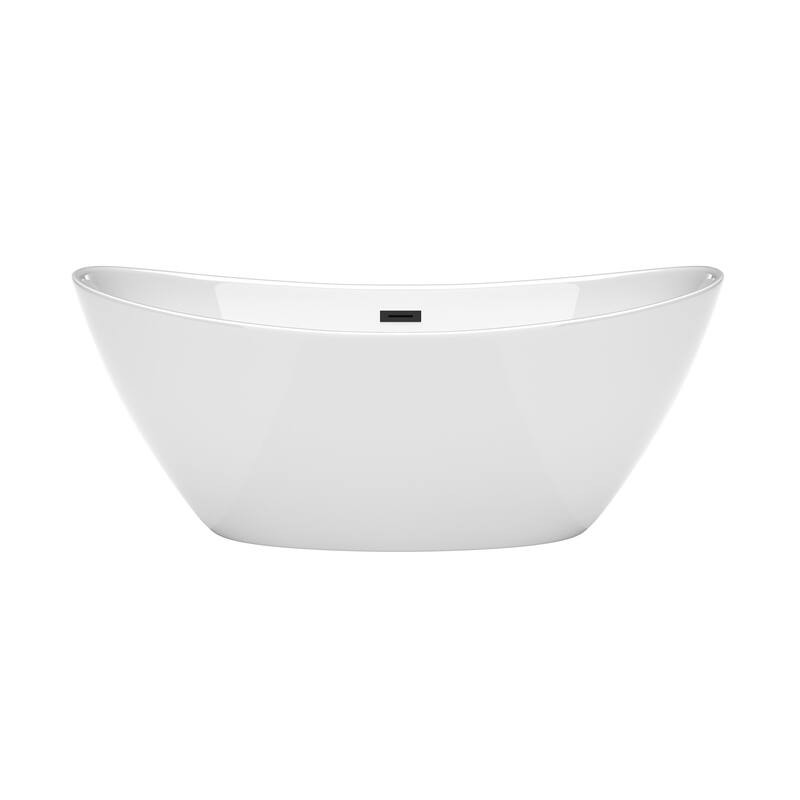 Wyndham Collection WCBTE652066 Dorrit 66" Free Standing Acrylic