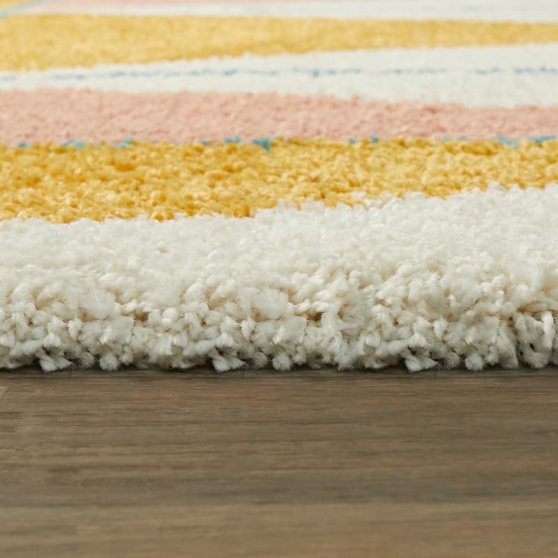 Balta Levine Modern Geometric Shag Area Rug