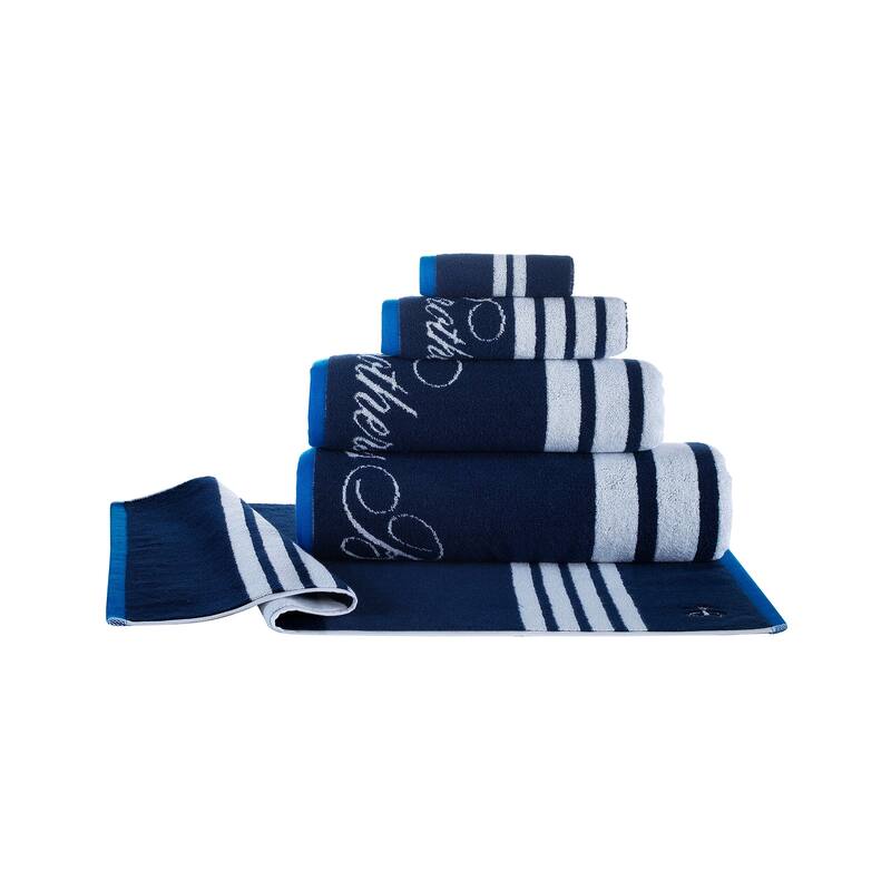 Brooks Brothers Nautical Blanket Stripe 3 pcs Towel Set
