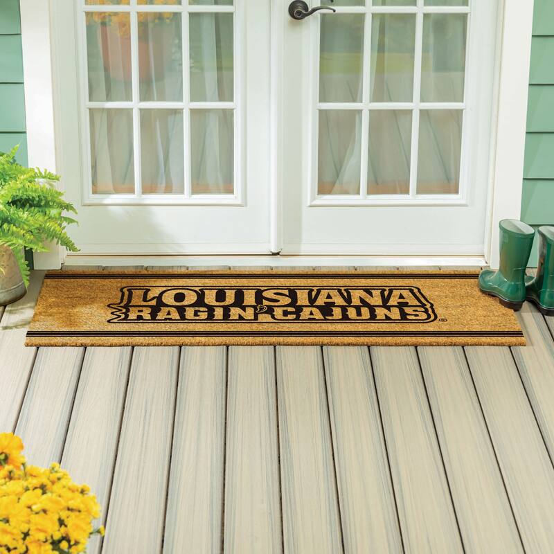 University of Louisiana-Lafayette Monochrome Indoor/Outdoor Coir Door Mat