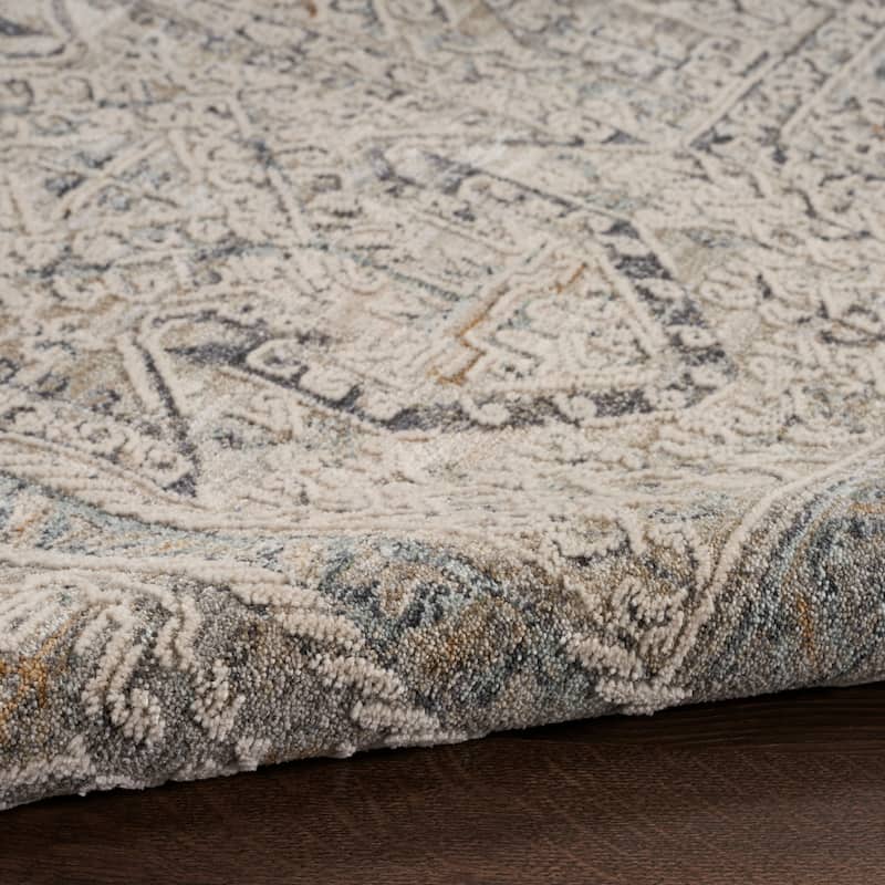 Nourison Nyle Vintage Persian Medallion Boho Area Rug