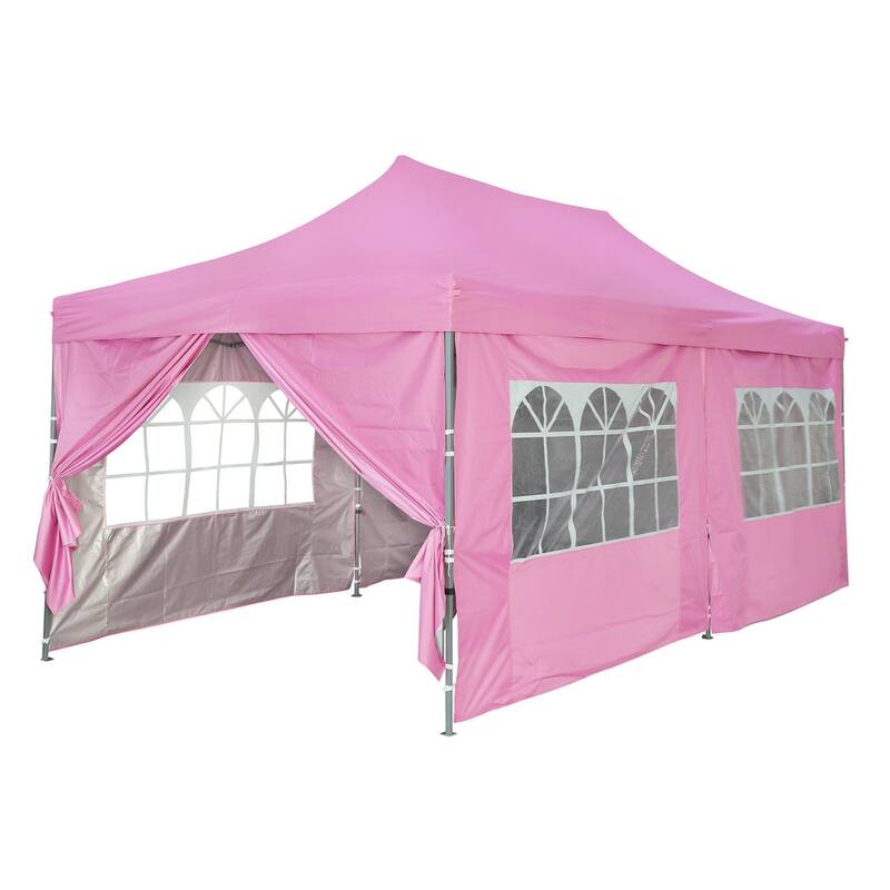 Zenova Heavy-duty 10' x 20' Pop up Canopy Gazebo Tent