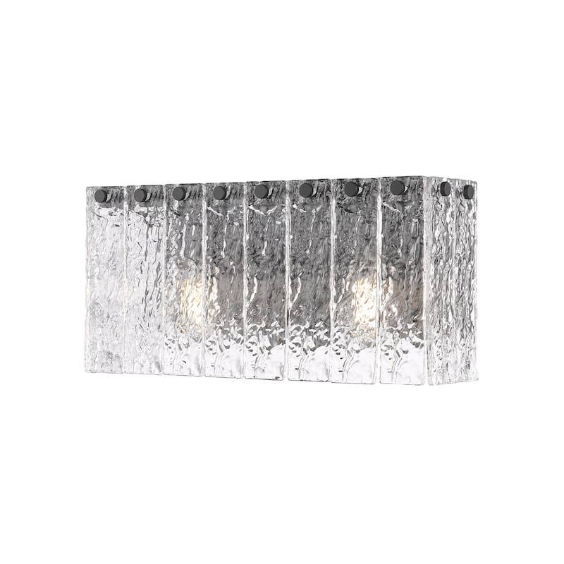 Z-Lite Glacier 2 Light Vanity - Matte Black