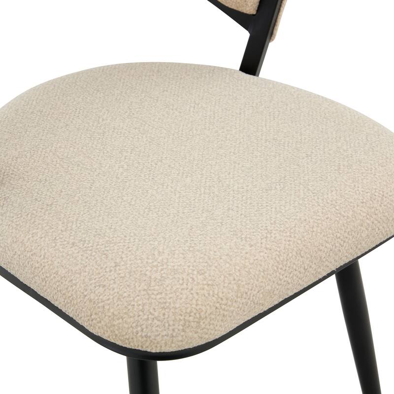 Velvet Upholstered Dining Chairs Set of 2, Accent Chair with Tufted Backrest, Kitchen Side Chairs with Metal Legs