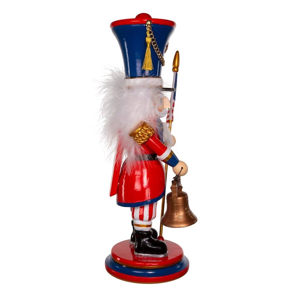 Hollywood Kurt Adler 15-Inch Uncle Sam Nutcracker – Patriotic Wooden Holiday Decor