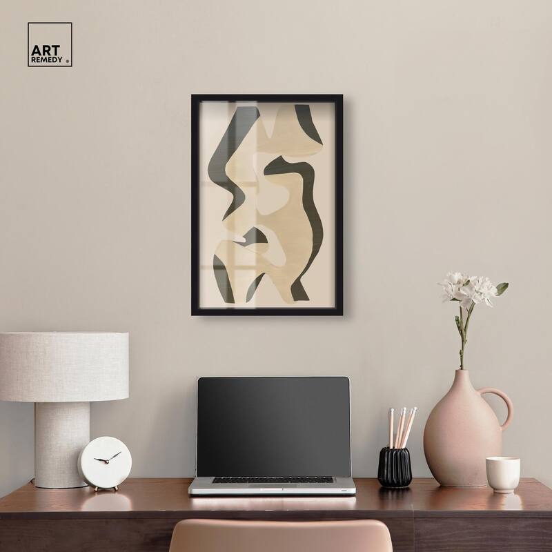 Shapes of Sage I Shadowbox by Art Remedy