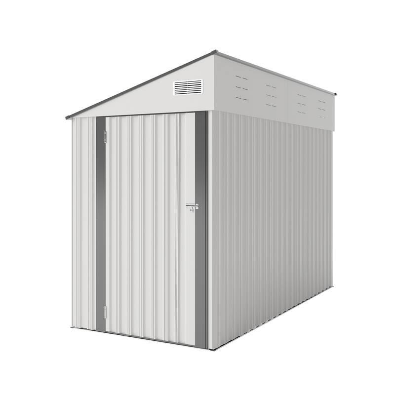 Outdoor Garden Shed with Hinge Side Door Modular Storage Shed Tool Shed Workshop & Temporary Shelter Shed