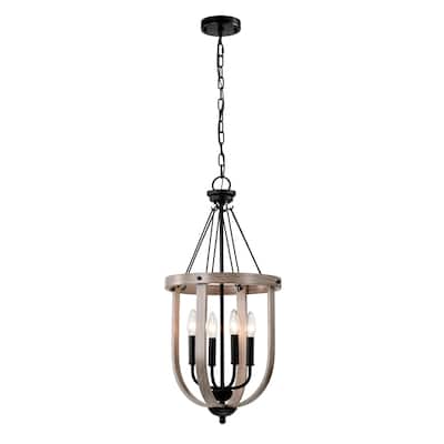 Giano 14 Inch Water Drop Shape Pendant with 4 Light