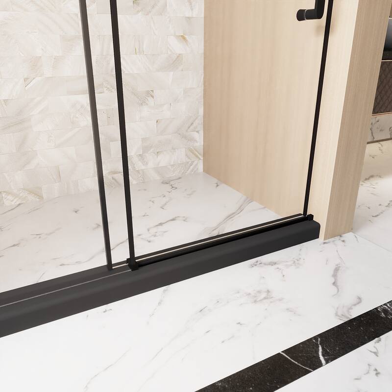 GDFStudio - Everett Frameless Single-Sliding Shower Door