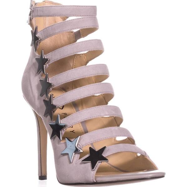 Shop Katy Perry The Stella Star Strappy Heels Grey 8 5 Us 38 5 Eu Overstock 19739901