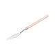 preview thumbnail 3 of 4, Stainless Steel Wood Handle Big Pointed Head Pallet Knife for Painting - Wood color