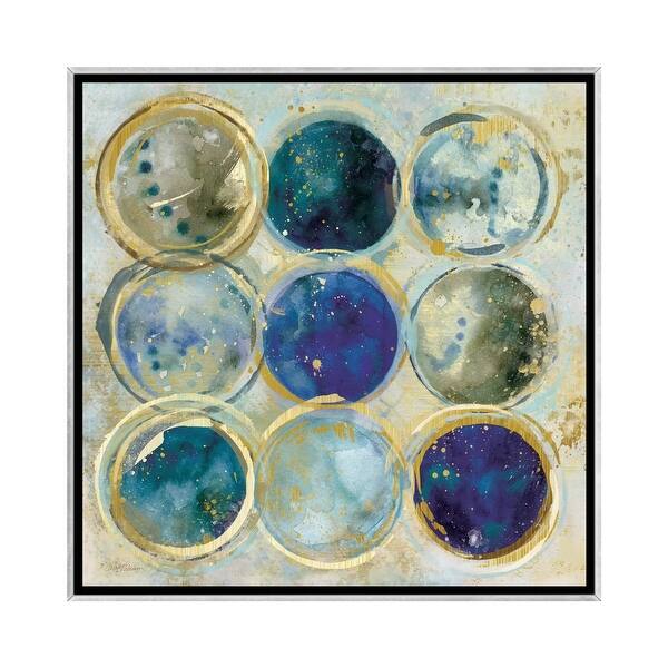 slide 2 of 18, iCanvas "Alignment I" by Carol Robinson Framed Silver - 18x18