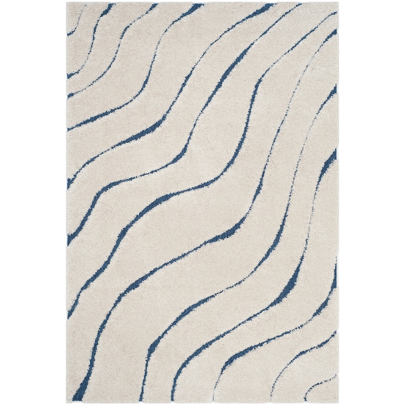 SAFAVIEH Florida Shag Hervor Soft Serene Waves 1.2-inch Thick Rug