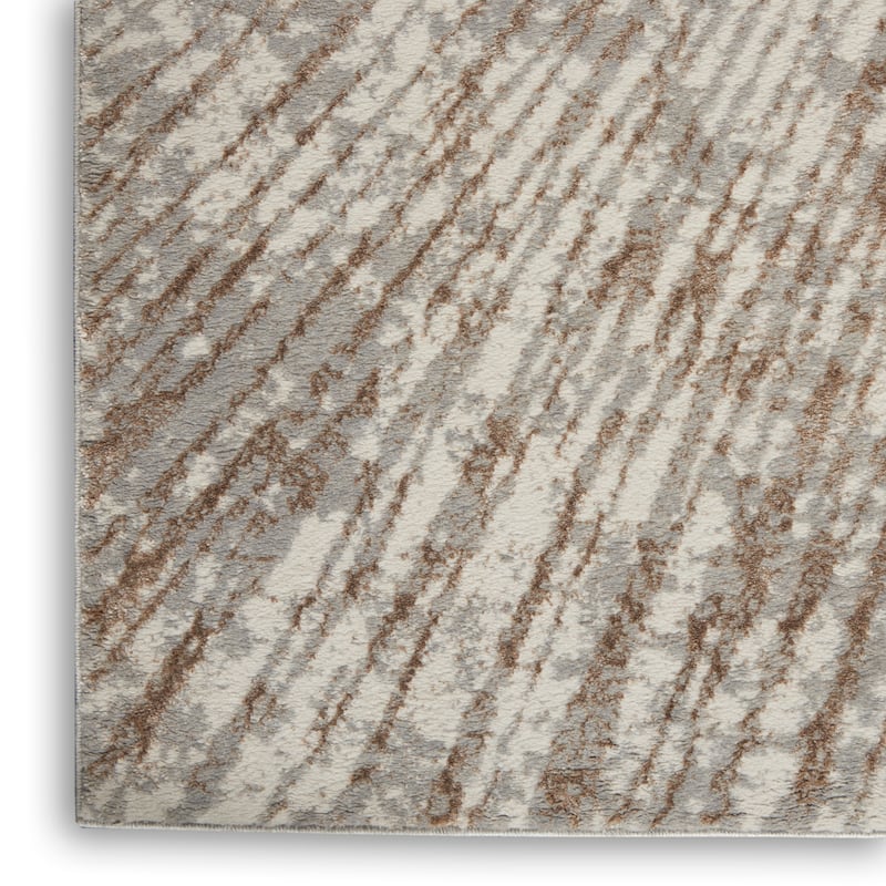 Nourison Home Metallic Modern Abstract Area Rug
