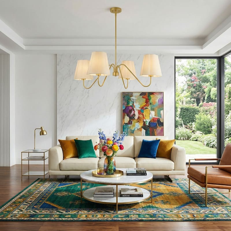 Acroma 4 - Light Dimmable Gold Chandelier Classic / Traditional Chandelier