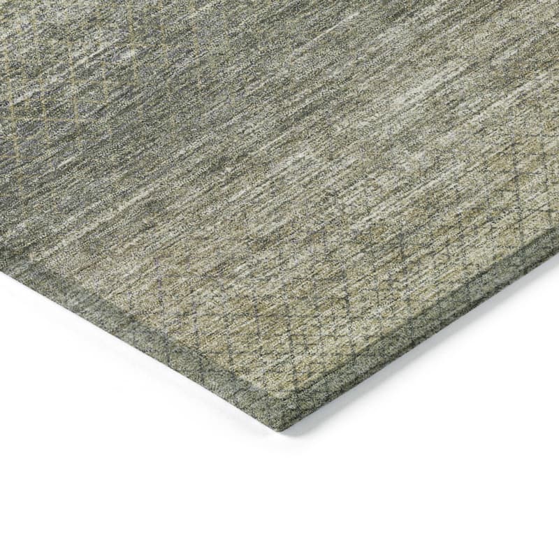 HomeRoots Geometric Transitional Rectangle Outdoor Rug
