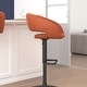 preview thumbnail 85 of 178, Vinyl Adjustable Height Barstool with Rounded Mid-Back