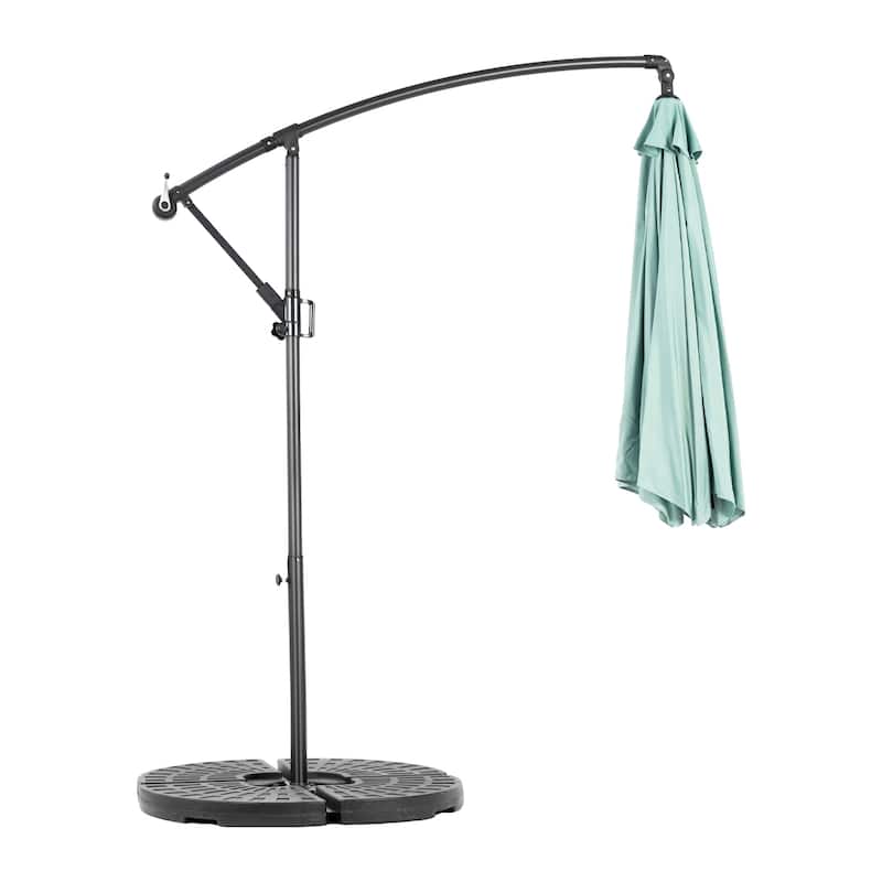 Topcraft 10ft Offset Hanging Market Patio Umbrella