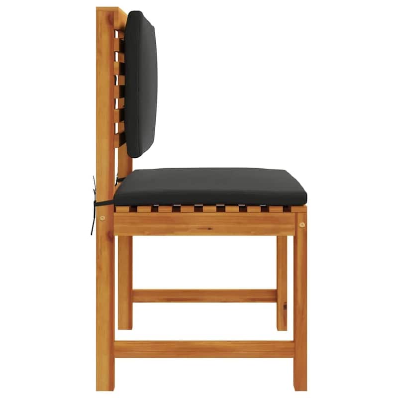 vidaXL Garden Chair 50 x 50 x 91cm Solid Acacia wood - 19.7 x 19.7 x 35.8