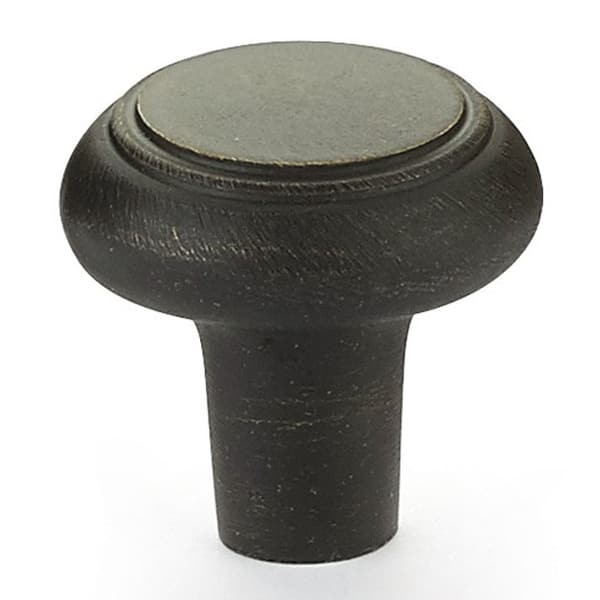 Rk International 1 1/4 Mushroom Knob with Divet Indents CK Series