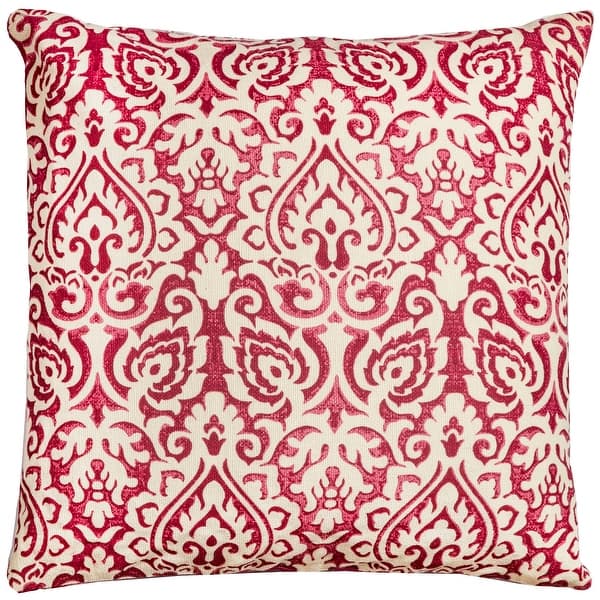 The Inspiring Home Damask Block Printed Throw Pillow main image 1