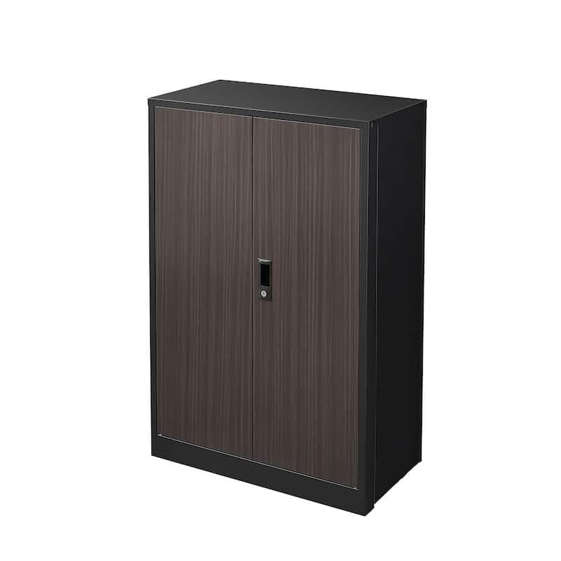 Metal Storage Cabinet with Locking Doors and Adjustable Shelf, Folding Filing Storage Cabinet , Folding Storage Locker Cabinet