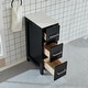 preview thumbnail 40 of 51, Vanity Art 84" Double Sink Bathroom Vanity Set with Engineered Marble Top and Free Mirrors