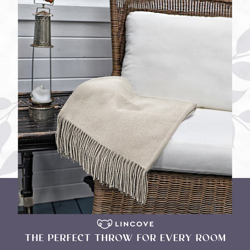 Pure Cashmere Throw Blanket – Soft & Naturally Warm