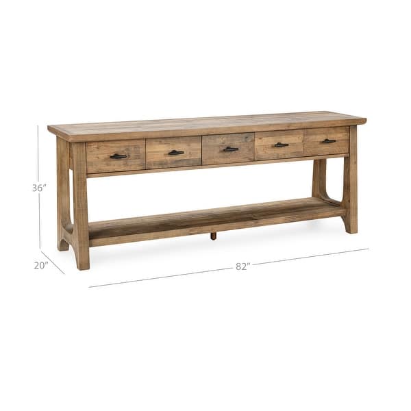 Classic Home Talladega Reclaimed Pine Console Table