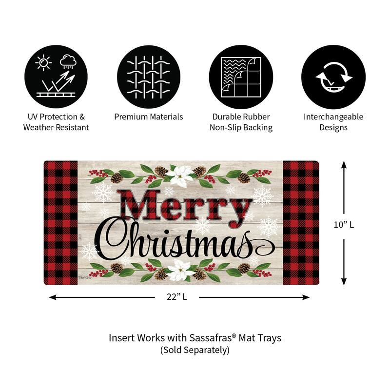 Christmas Sentiments Sassafras Switch Mat