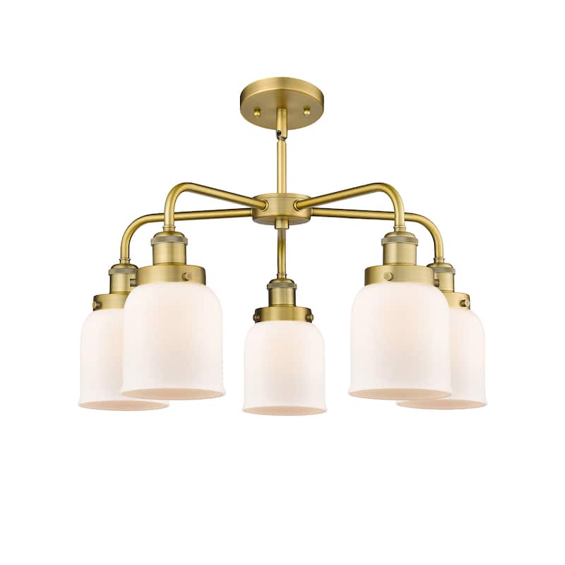 Innovations Lighting Bell - 5 Light 23" Stem Hung Chandelier
