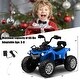preview thumbnail 36 of 37, Costway 12V Kids Ride On ATV Electric 4-Wheeler Quad 2 Speeds with Mp3