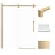 preview thumbnail 14 of 12, Transolid TBD608010L-S 80" High x 59" Wide Bypass Frameless Shower Champagne Bronze