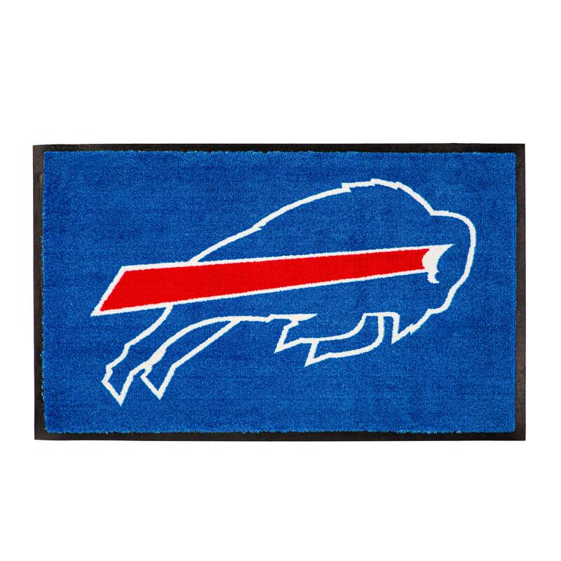 Nylon Indoor/Outdoor Entryway Door Mat, Buffalo Bills - 3' x 5'