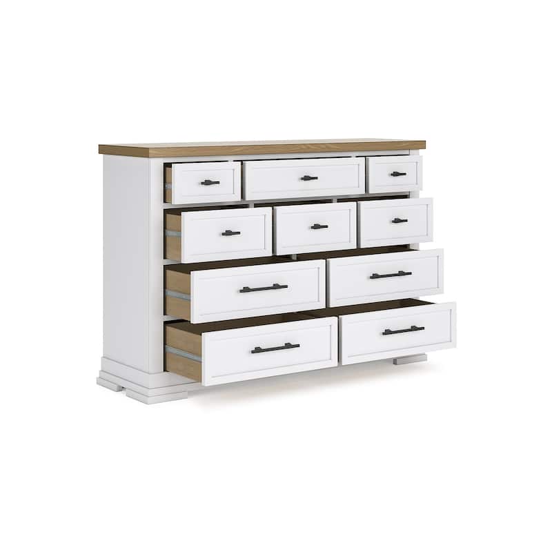 Signature Design by Ashley Ashbryn White/Brown Dresser
