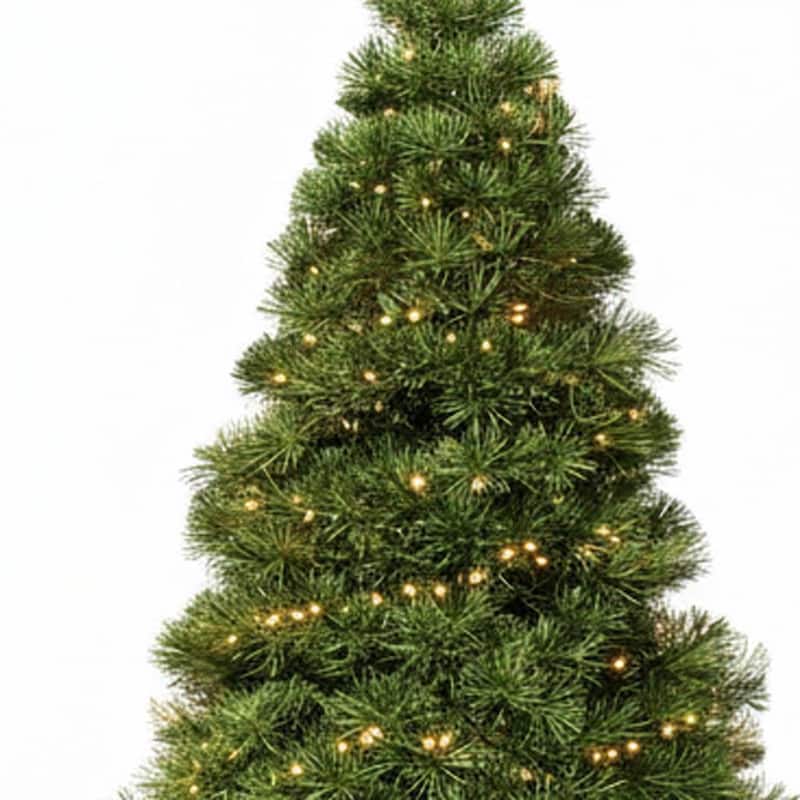 HomeRoots 9' Pre Lit Full Spruce Christmas Tree - Green - 58.00 in. x 108.00 in. x 58.00 in.