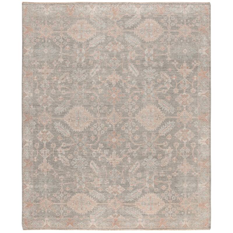 SAFAVIEH Couture HandKnotted Izmir Petrea Traditional Wool Rug Bed