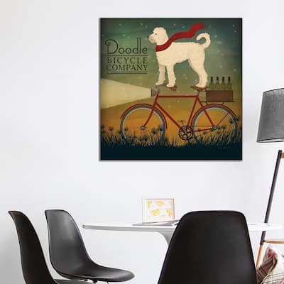 iCanvas "Doodle Bicycle Company" by Ryan Fowler Canvas Print