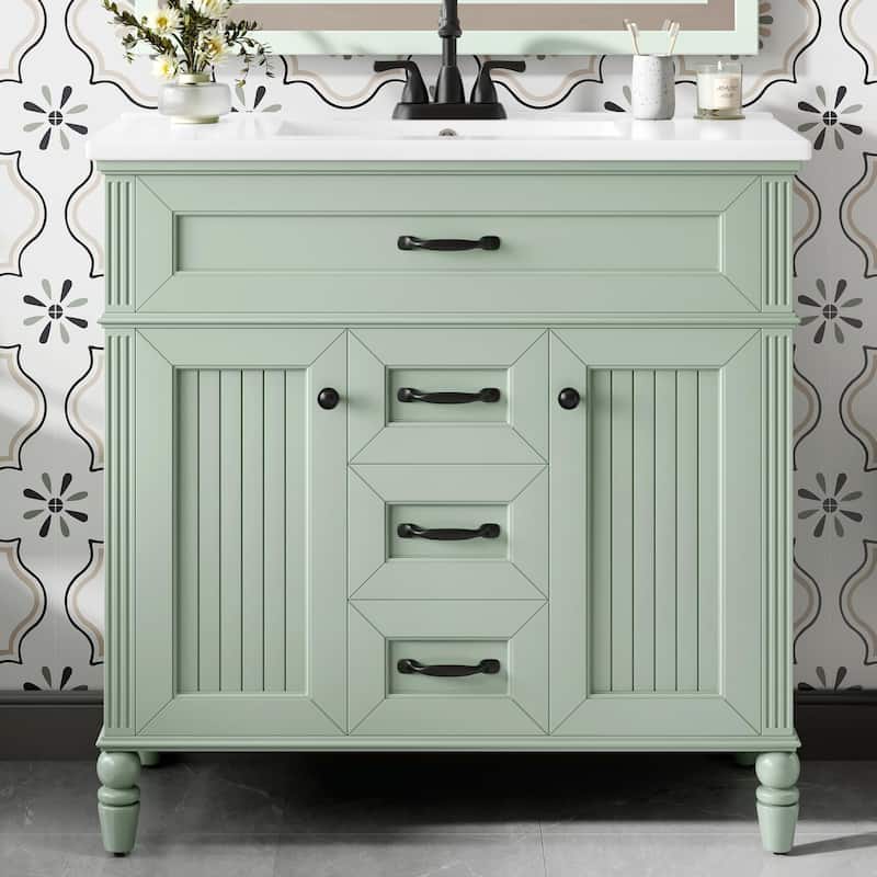 36" Bathroom Vanity with Sink Combo