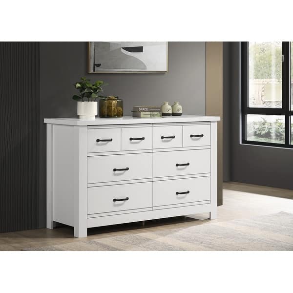 Cassini - 6 Drawer Dresser - White Cassini - 6 Drawer Dresser - White
