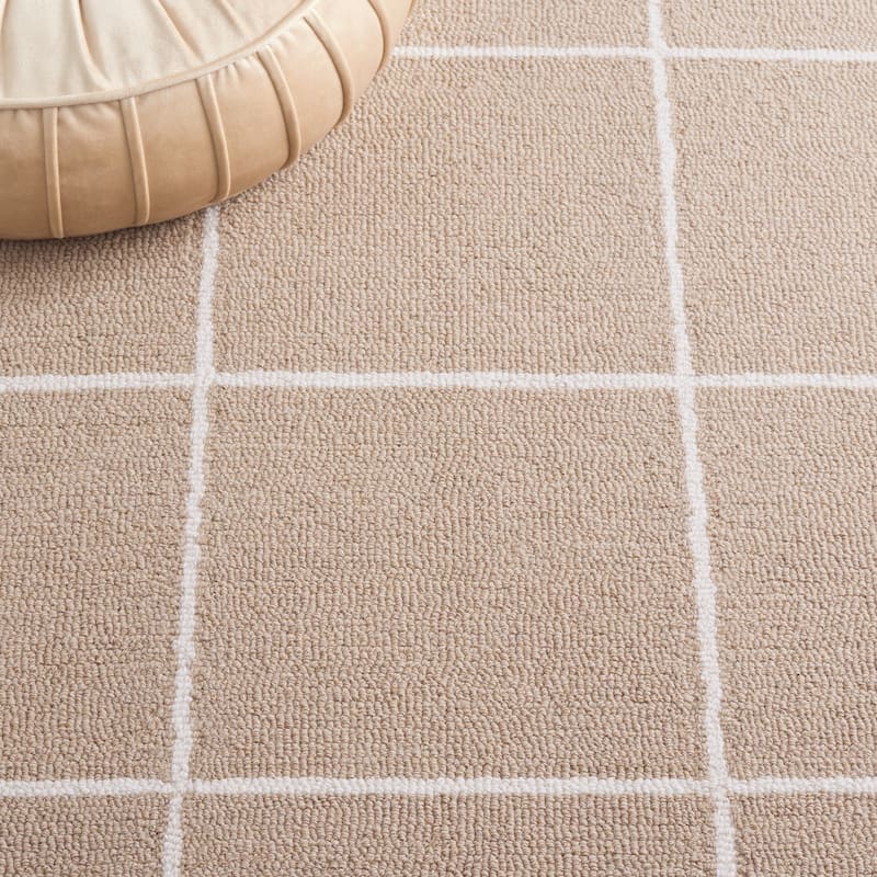 Martha Stewart by SAFAVIEH Alessya Checkered Grid Wool Rug