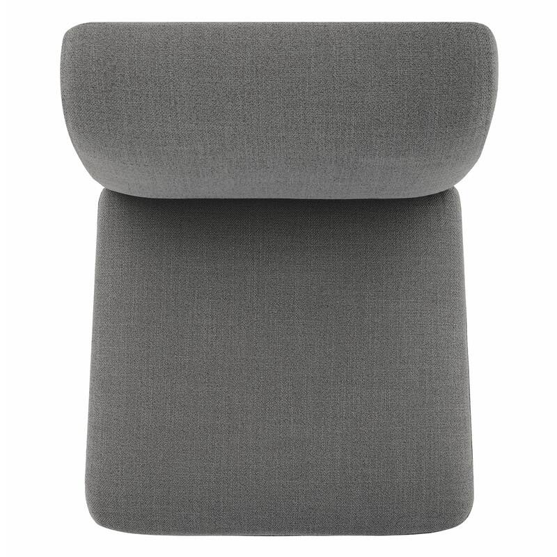 Spruce & Spring Charlotte Upholstered Dining Chairs with Casters Set of 2