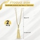 preview thumbnail 15 of 24, Handmade Elegant Curtain Tiebacks with Tassel Gold Tone - 2 Pack